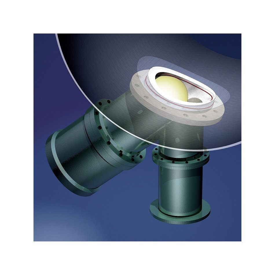 bottom valves in the microscope