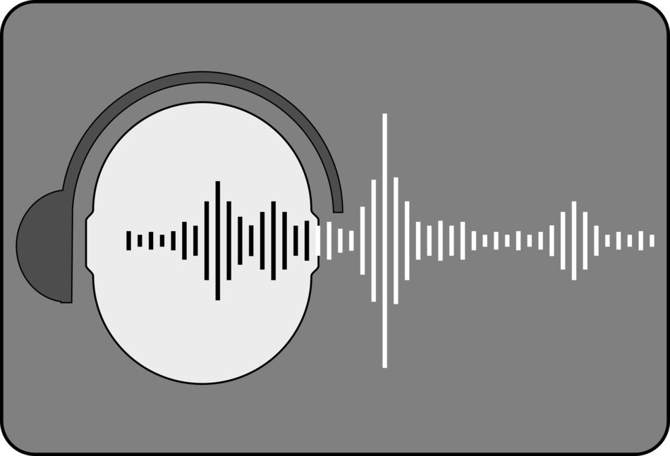 sound scheme on a gray background
