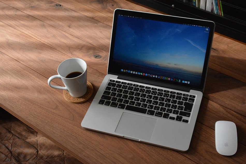 Macbook And Coffee Free Image Download