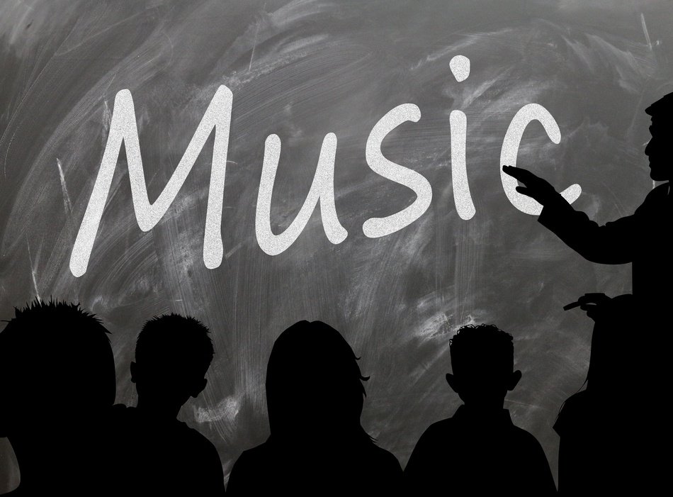 Music on the chalkboard