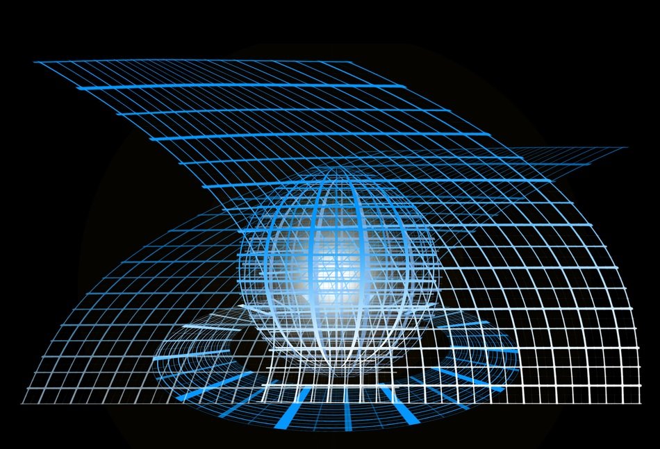sphere on a black background