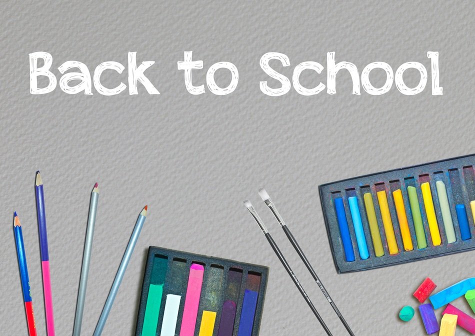 colorful stationary for beginning of new school year