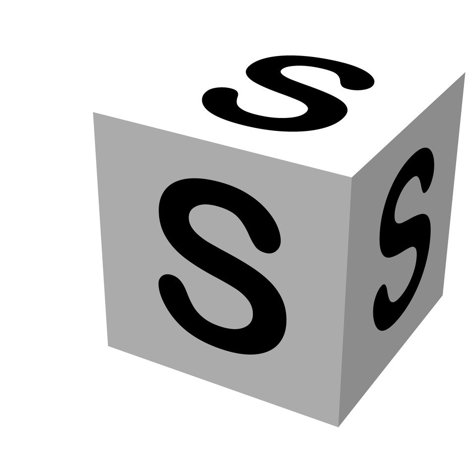 Letter Block S Drawing