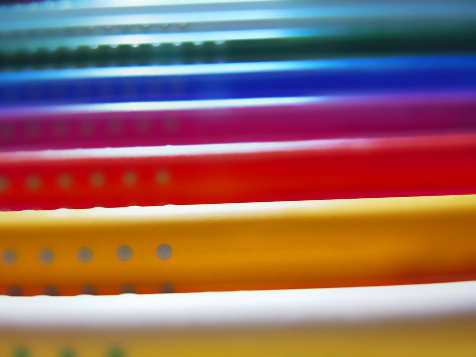 color pencils for school close-up