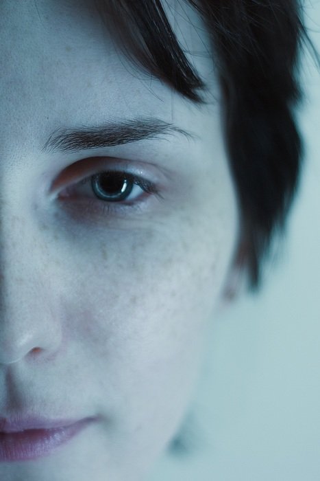 gloomy portrait of a girl