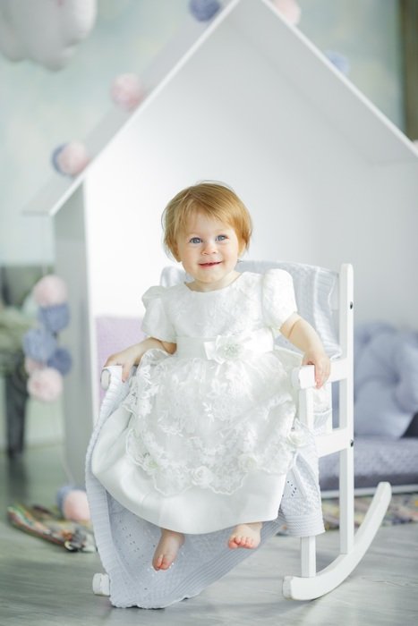 strikingly beautiful happy Baby