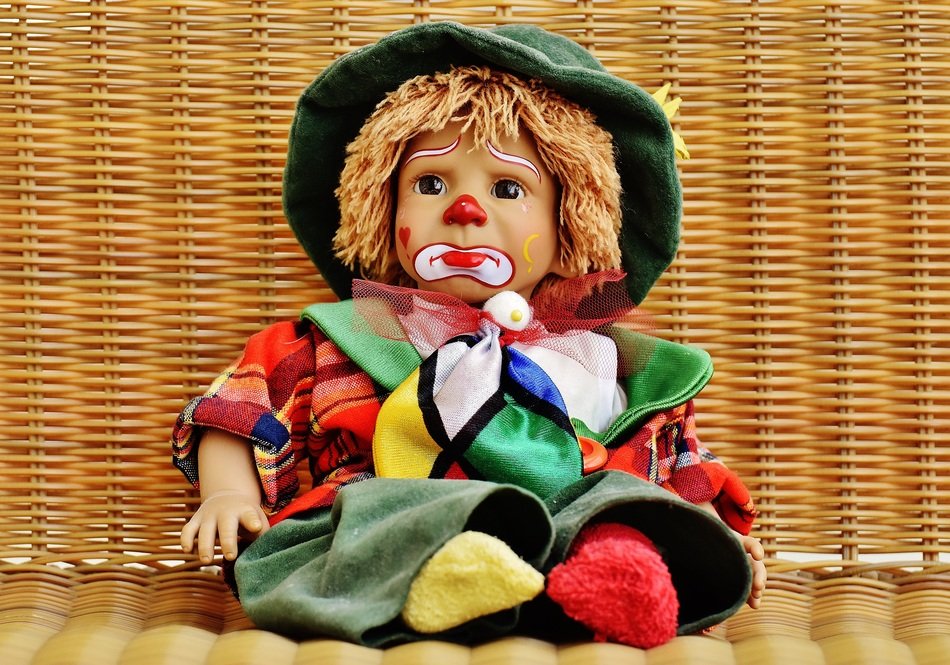 colorful toy clown