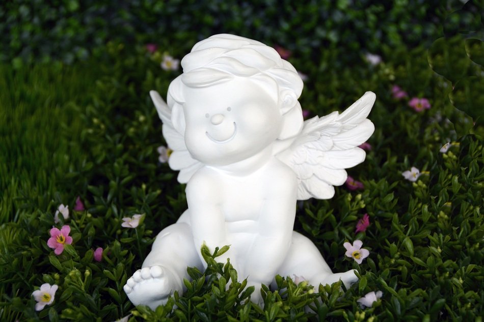 white angel for the garden
