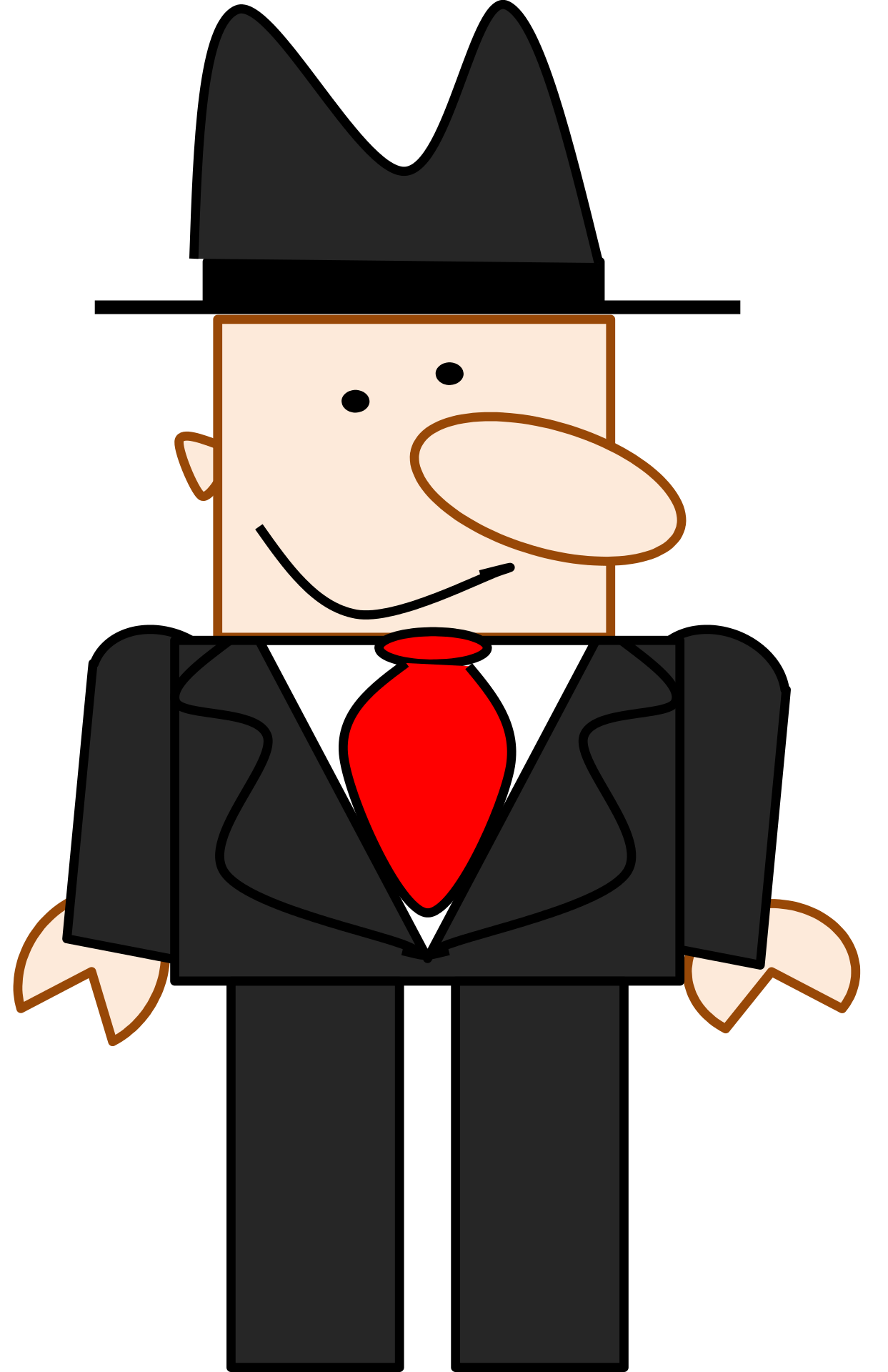 comic-image-of-a-man-in-a-business-suit-free-image-download