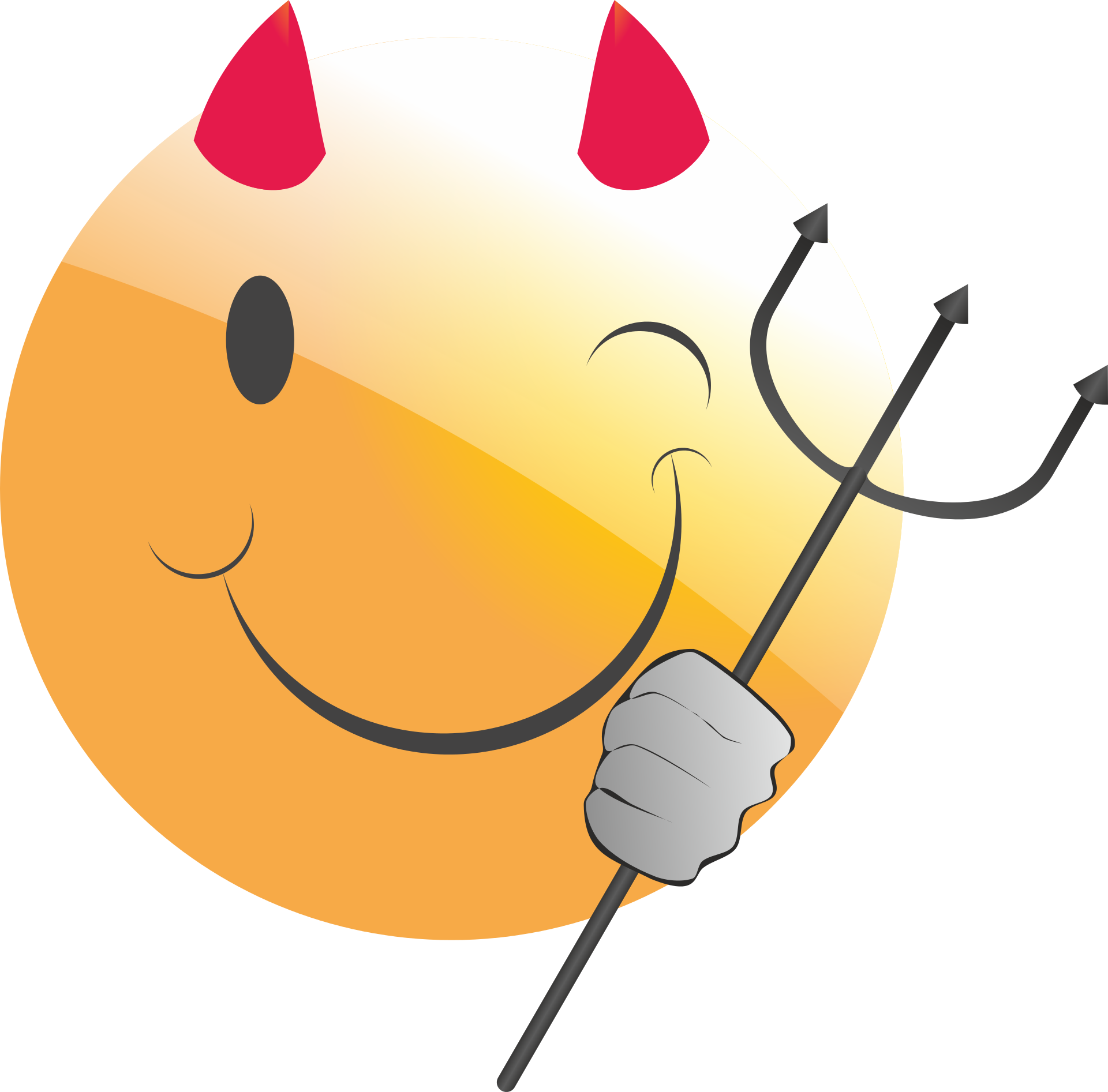 Emoticon Smiley Devil drawing free image download