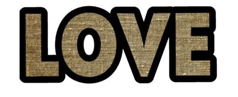 big word "love"