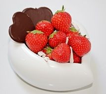 strikingly beautiful Strawberries and chocolate