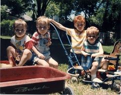 Cousins Play Outside