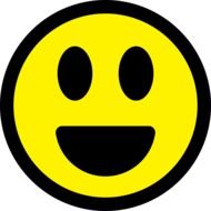 Icon of smiley emoji