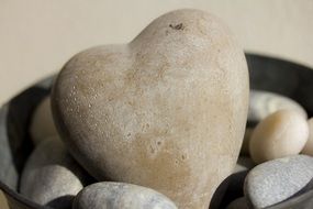 grey Stone Heart