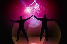 Gay Love Silhouette