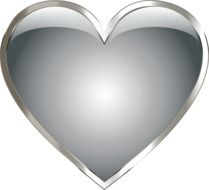 Shiny Metallic Heart, Love symbol