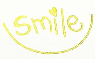 Yellow Smile sign