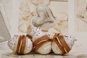 eggs in easter decorations