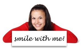 Smile with me poster