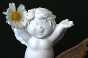 happy guardian angel figure