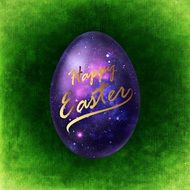 green background with Easter egg