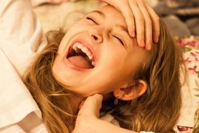 cute laughing girl