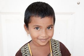 portrait of indian child