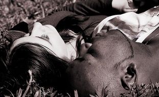 Love Couple monochrome foto