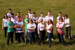 picture of friends on the wild meadow