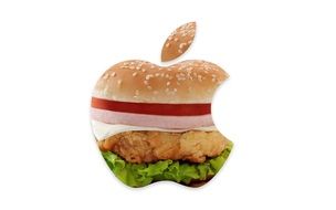 hamburger like an apple