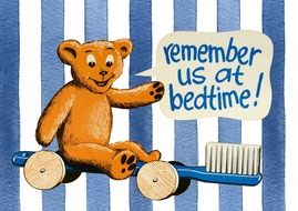 banner on the need for daily hygiene