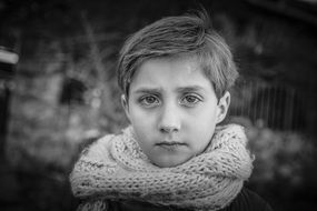 boy with a expressive look