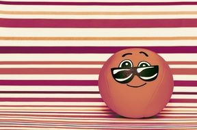 Smiley Cool Funny Brown Glasses