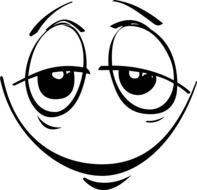 Stoned face drawing