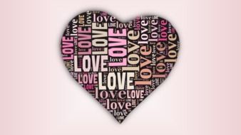 heart with the words on a pink background