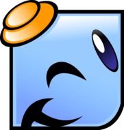 Smiley robot clipart