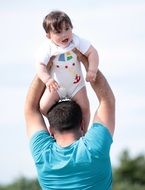 happiness Dad and Son