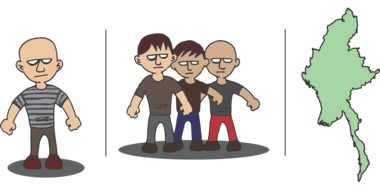 evil people in graphic sketches