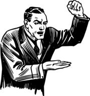 Angry Debate Emotion drawing