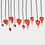 wallpaper with Valentine's Day motif