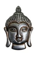 buddha head is a religious symbol