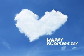heart-shaped white cloud