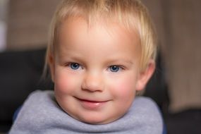 cute baby with blue eyes
