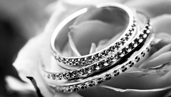 wedding rings as a symbol of happiness