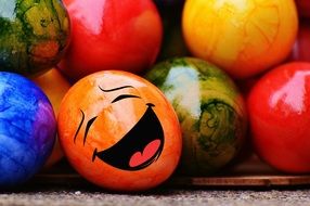 smiley easter egg