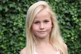 portrait of a girl with blonde hair