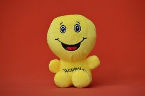 soft toy happy smiley