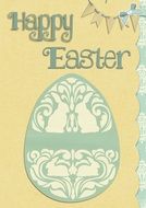 Greeting Easter card