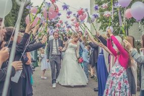 salutation of wedding pair